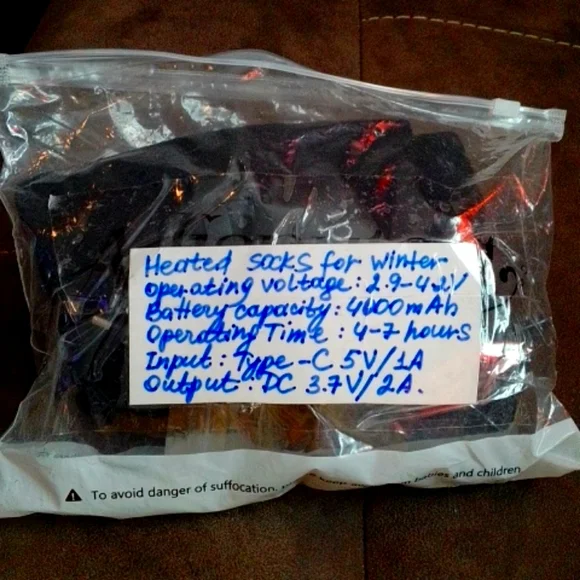 Heated socks for winter